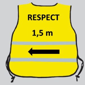 Gilet réfléchissant „Respect“
