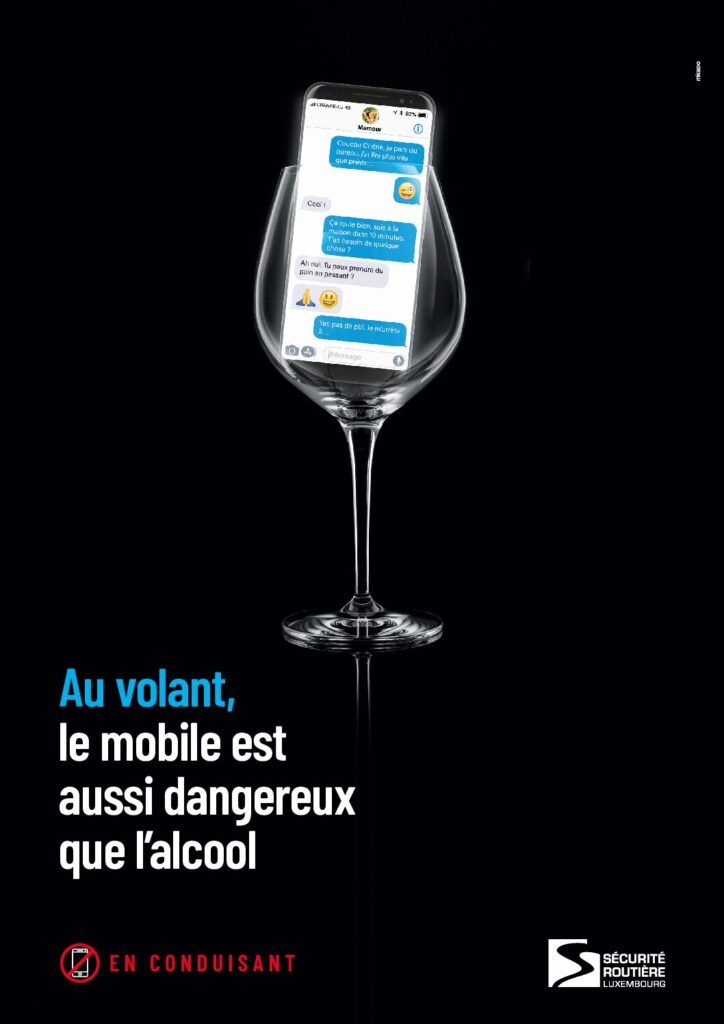 Campagne de la police axée sur la distraction au volant