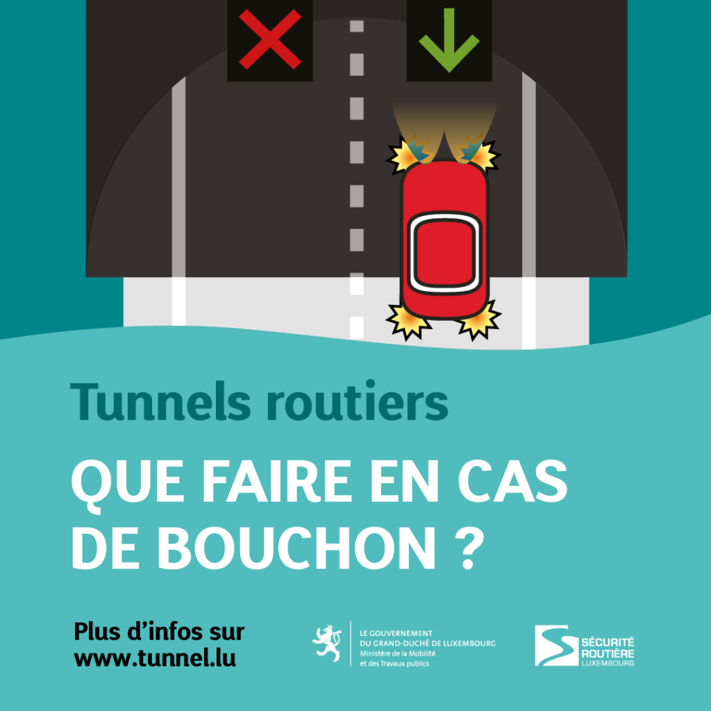 Nouvelle campagne de sensibilisation « Sécherheetsreegele fir d’Stroossentunnellen »
